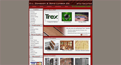 Desktop Screenshot of congdonlumber.com